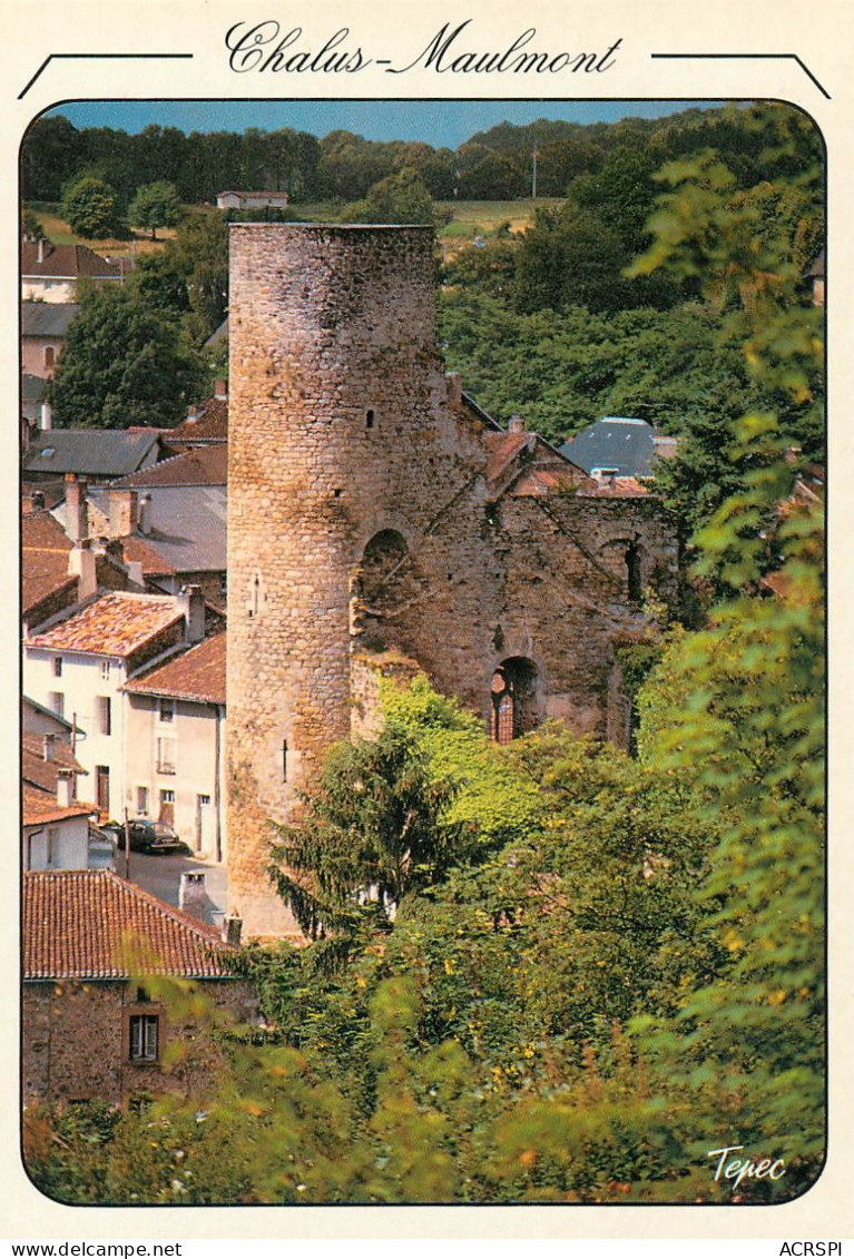 CHALUS MAULMONT Tour Du Chateau  24  (scan Recto-verso)MA2277Ter - Chalus