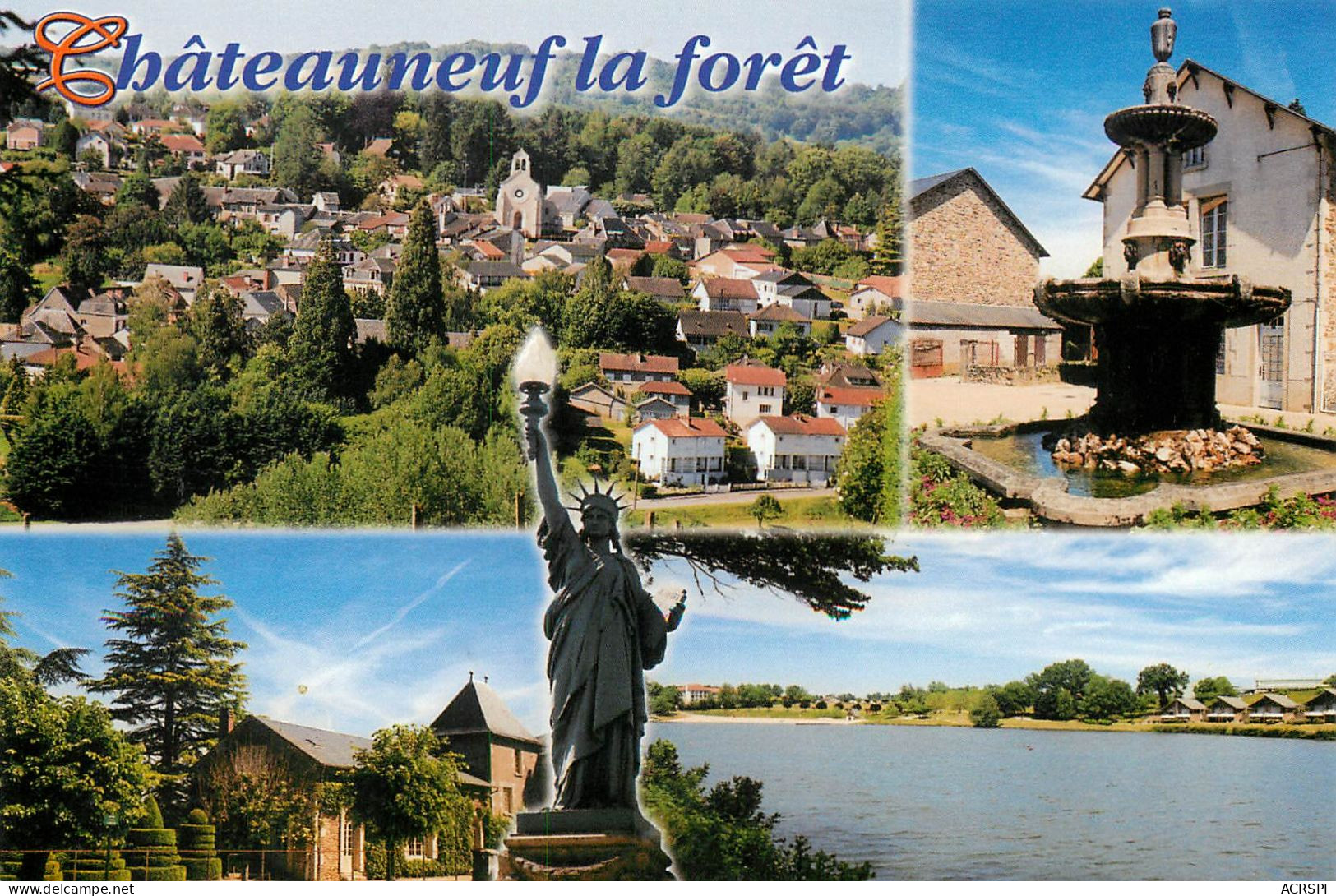 CHATEAUNEUF La FORET  Multivue 21  (scan Recto-verso)MA2277Ter - Chateauneuf La Foret