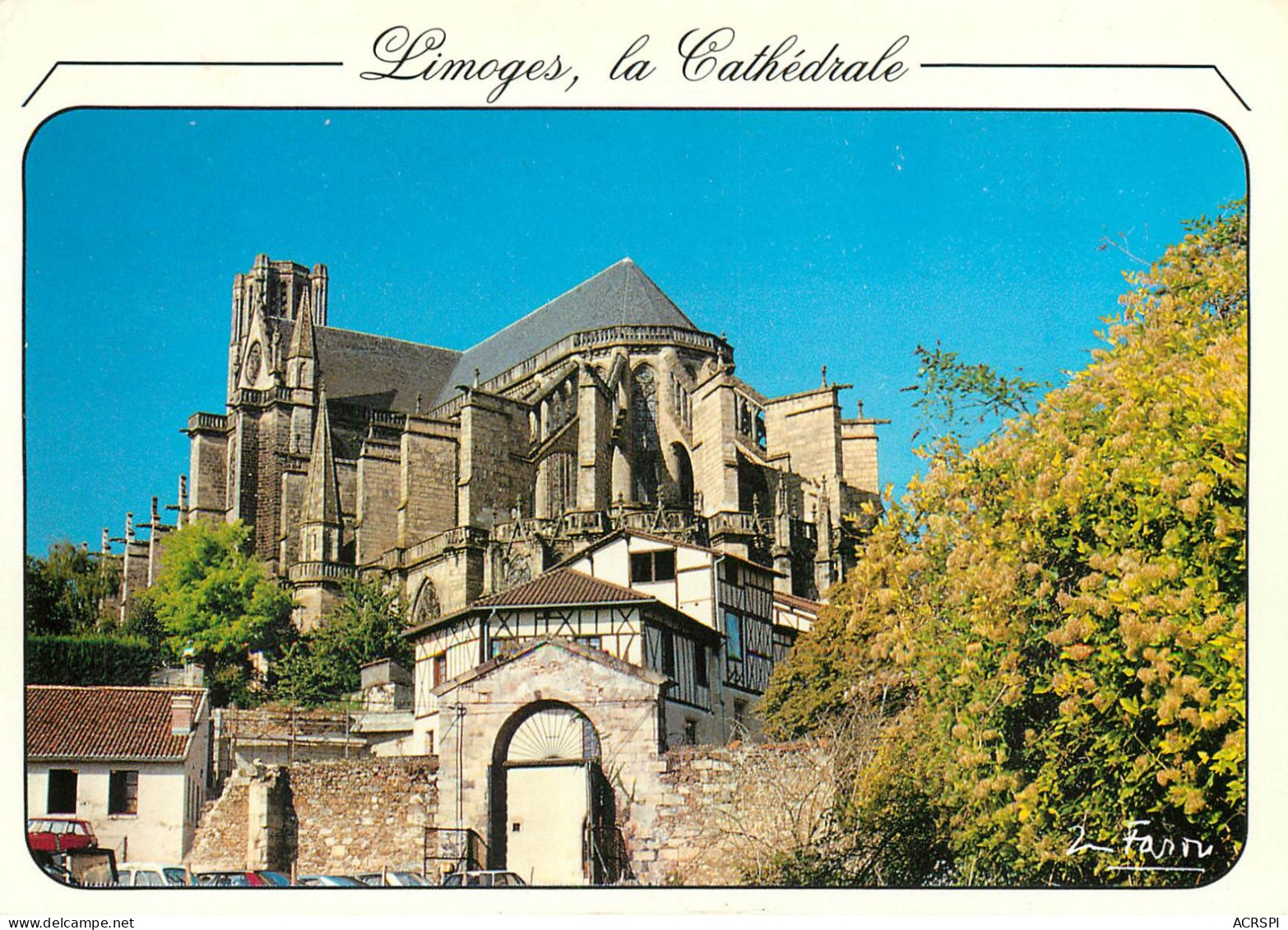 LIMOGES   La Cathedrale  15   (scan Recto-verso)MA2277Bis - Limoges