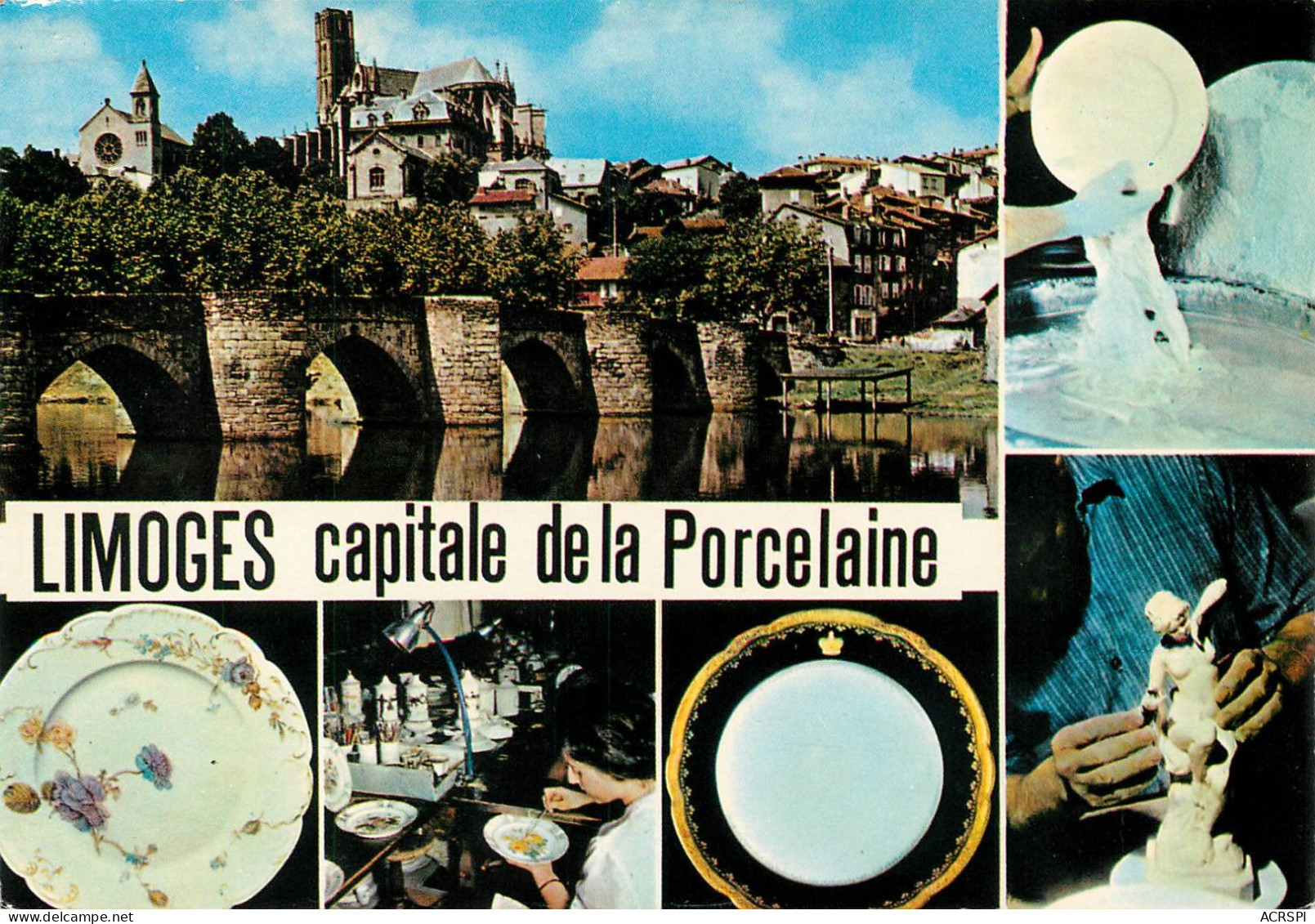 LIMOGES  Fabrication Et Decor De La Porcelaine  3   (scan Recto-verso)MA2277Bis - Limoges