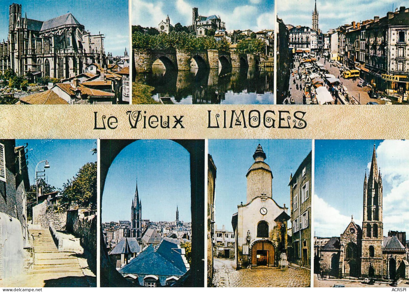 LIMOGES  Vieux Quartiers  4   (scan Recto-verso)MA2277Bis - Limoges