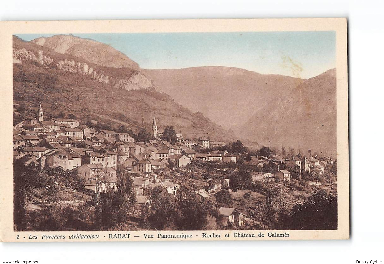 RABAT - Vue Panoramique - Rocher Et Château De Calamès - Très Bon état - Autres & Non Classés