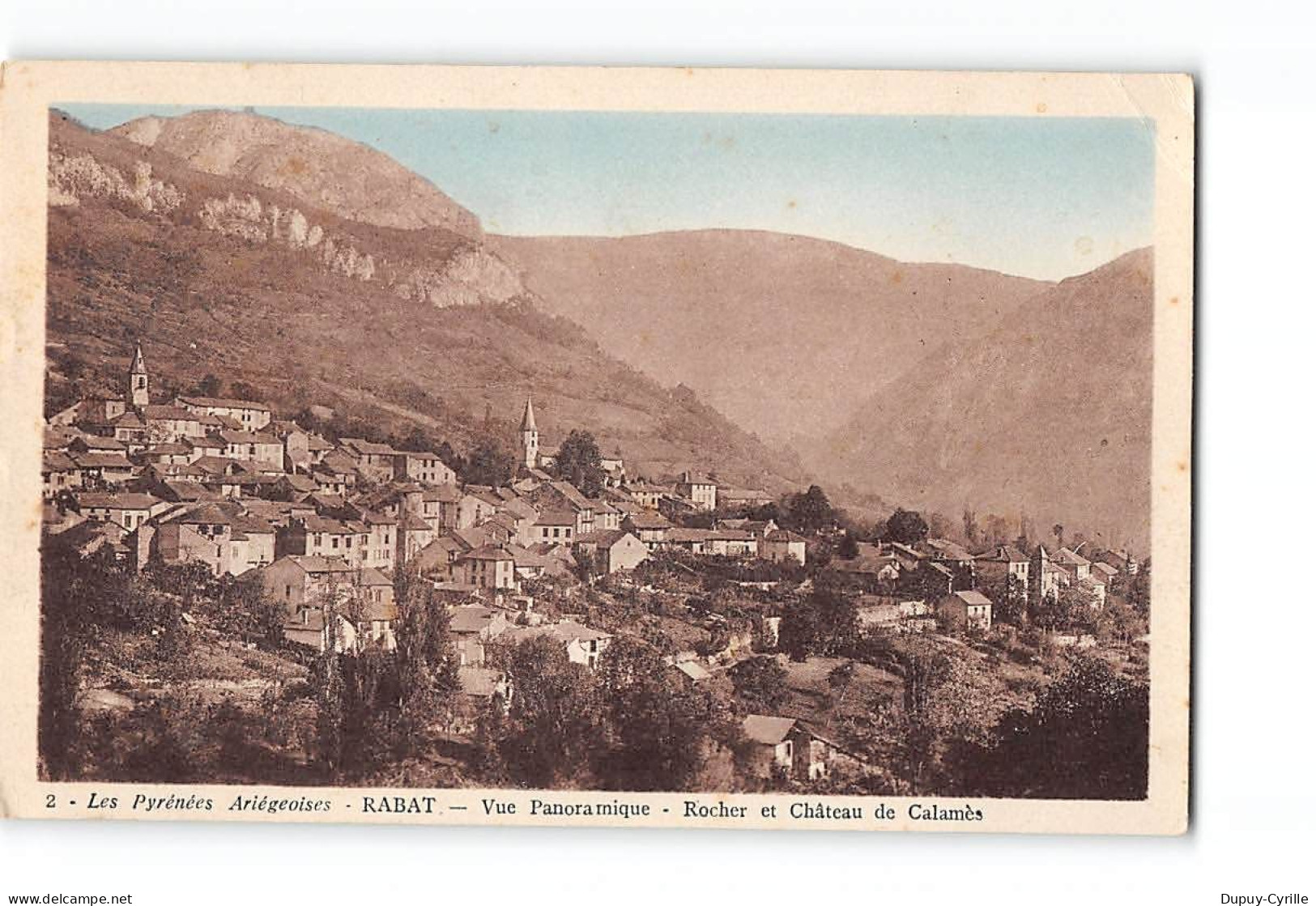 RABAT - Vue Panoramique - Rocher Et Château De Calamès - Très Bon état - Other & Unclassified