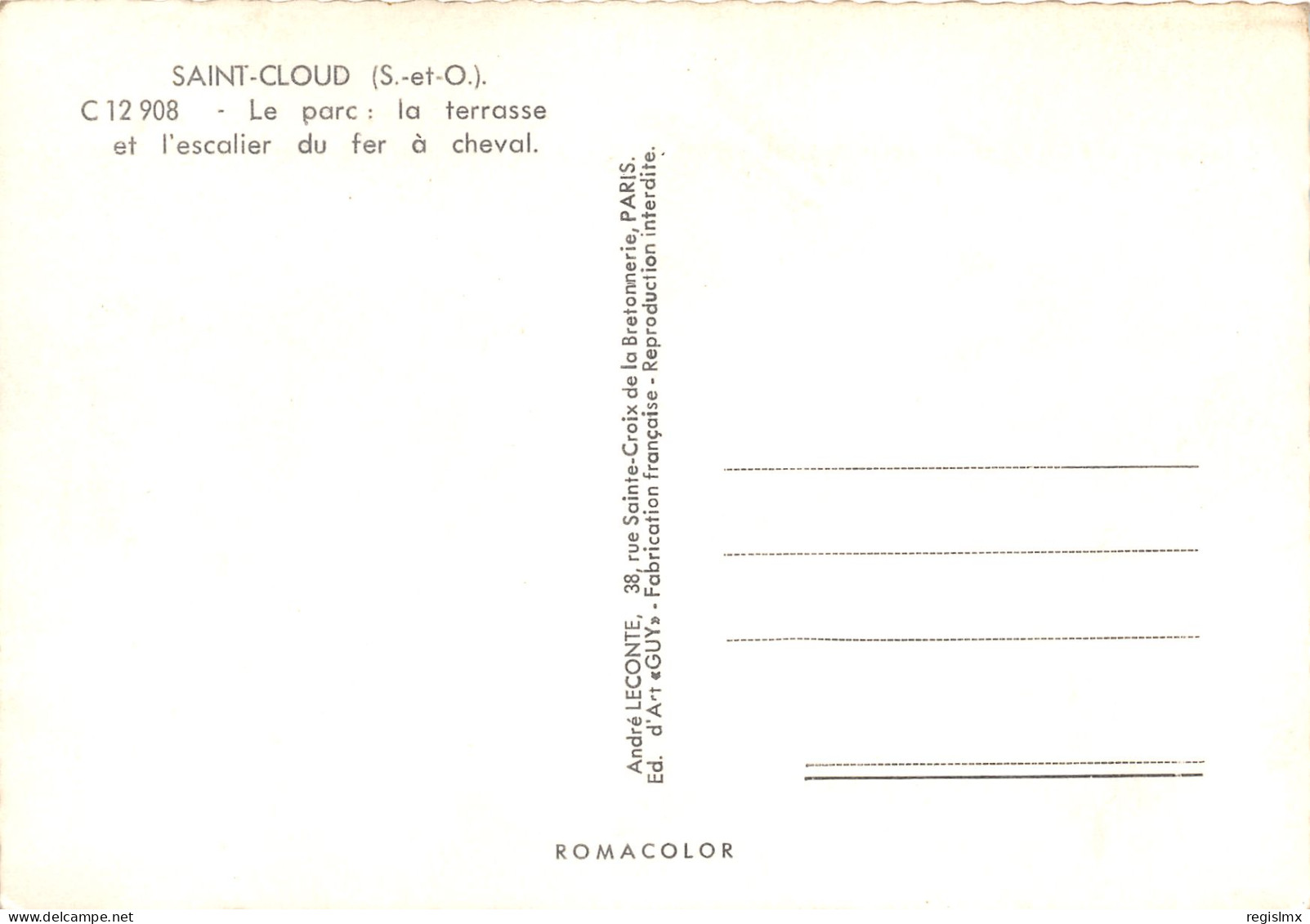 92-SAINT CLOUD-N°1033-D/0365 - Saint Cloud