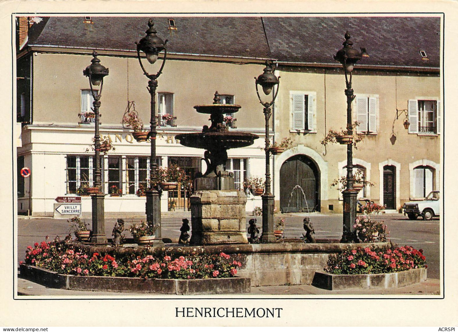 HENRICHEMONT  La Fontaine  19   (scan Recto-verso)MA2284Ter - Henrichemont