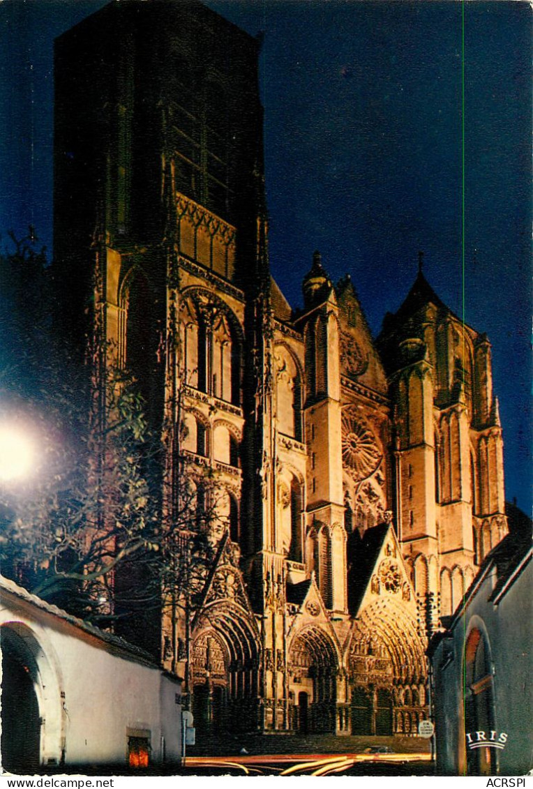  BOURGES  La Cathedrale Vue De Nuit 41 (scan Recto-verso)MA2284Bis - Bourges