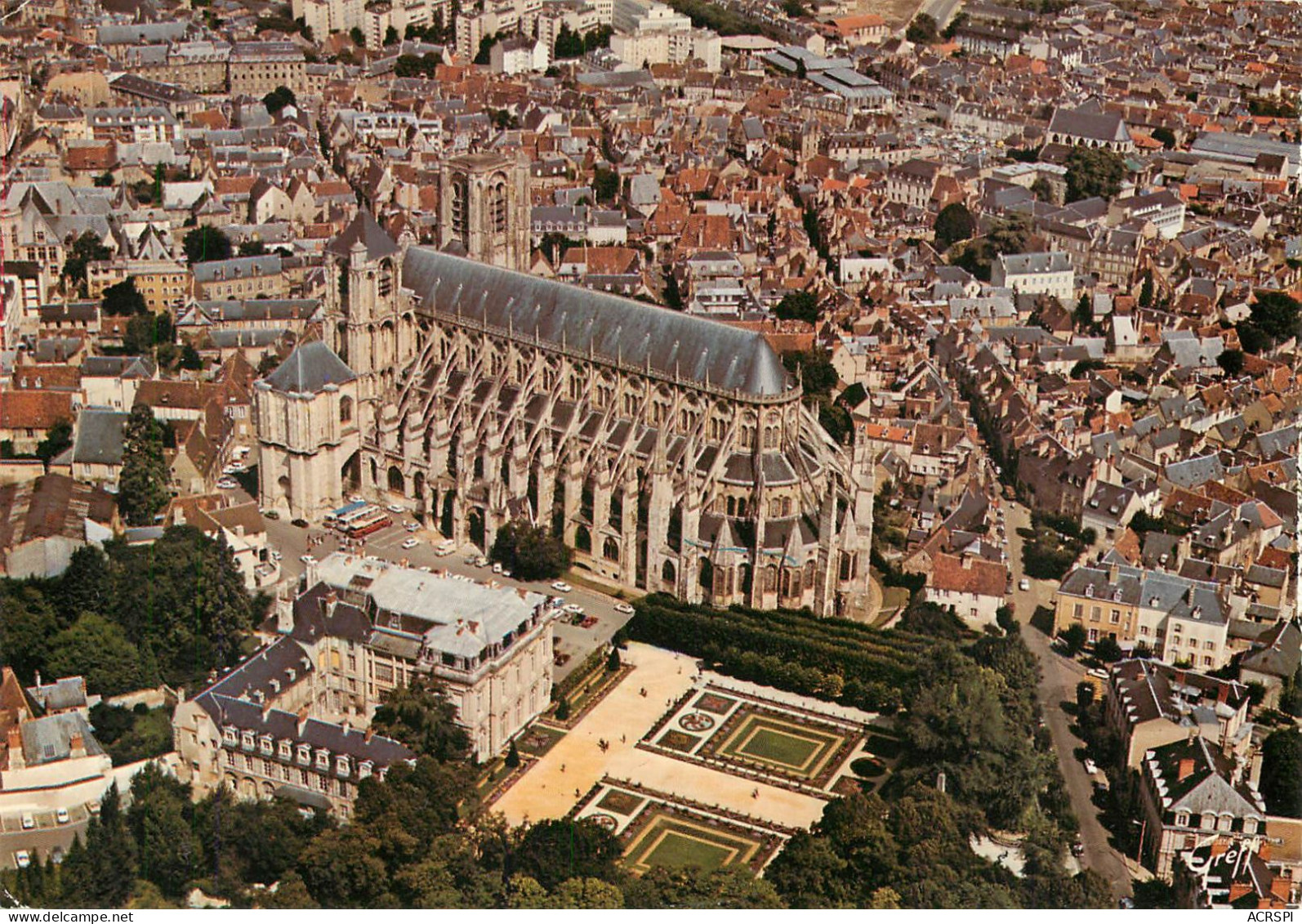  BOURGES  Vue Aerienne  46 (scan Recto-verso)MA2284Bis - Bourges
