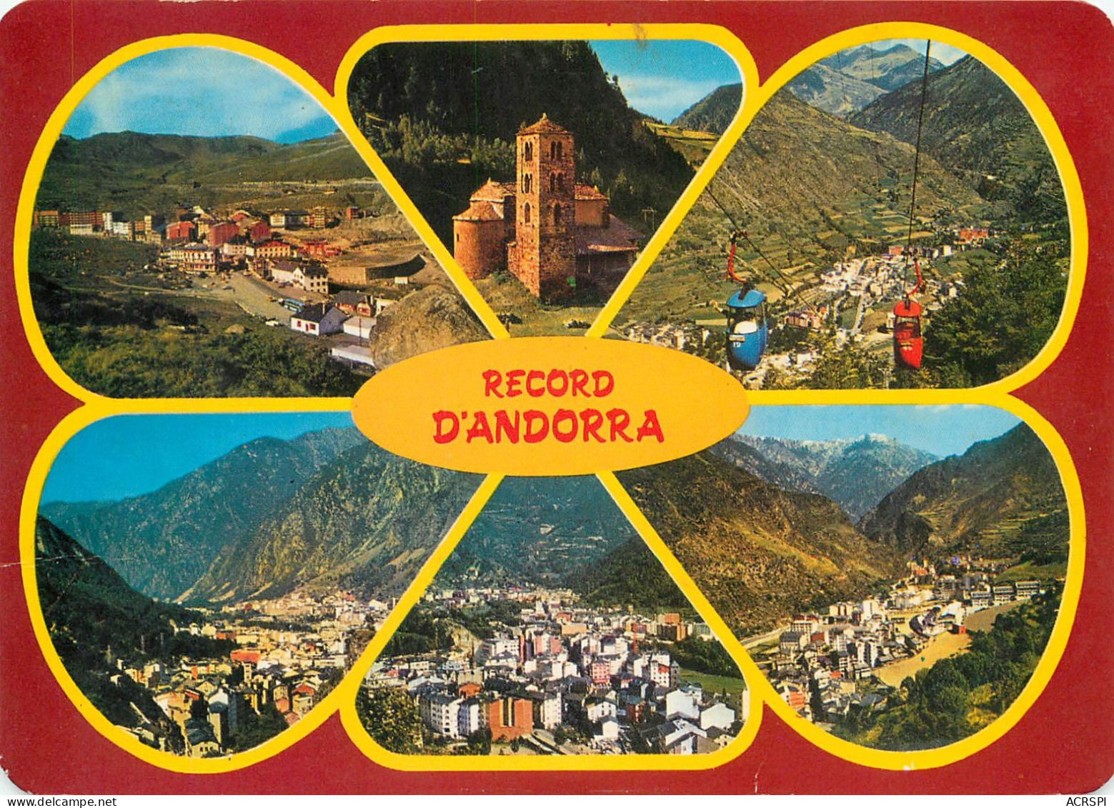 Valls D' ANDORRA  Record D'andorra  41 (scan Recto-verso)MA2283Bis - Andorra