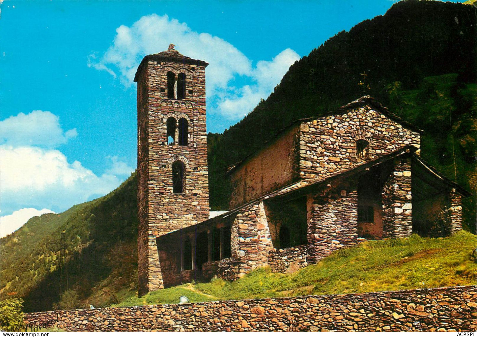 Valls D' ANDORRA  Església Romanica De St Joan De Casellas  38 (scan Recto-verso)MA2283Bis - Andorra