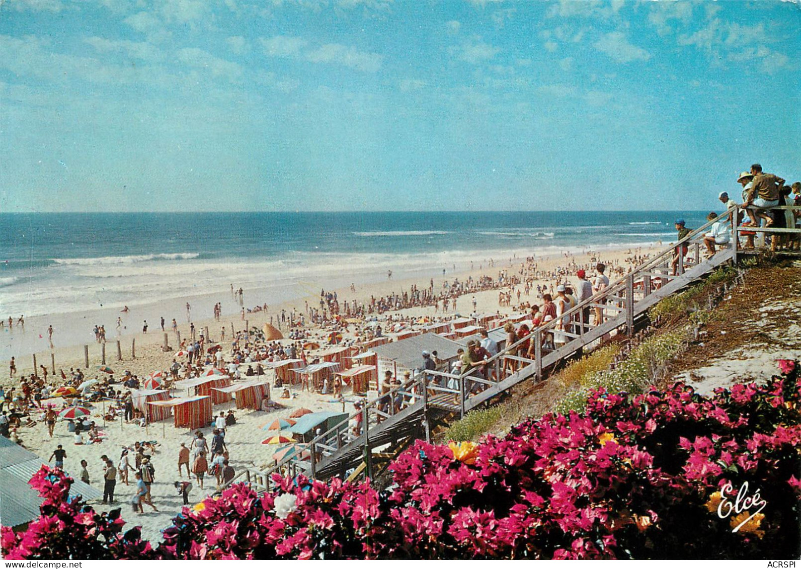 MIMIZAN Plage 40 Landes  Descente à La Plage  18 (scan Recto-verso)MA2283Bis - Mimizan Plage