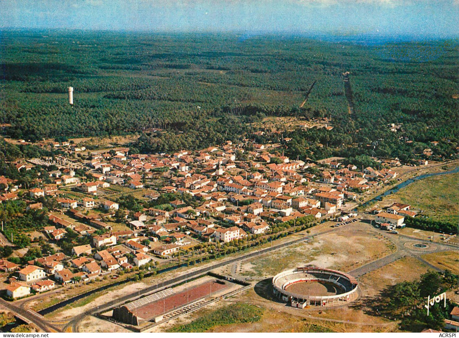 VIEUX BOUCAU  Vue Du Ciel La Ville  9   (scan Recto-verso)MA2282Bis - Vieux Boucau