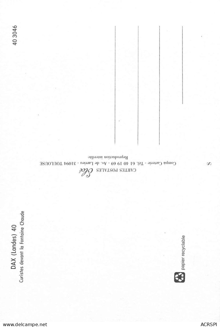 DAX  Curistes  35   (scan Recto-verso)MA2282 - Dax