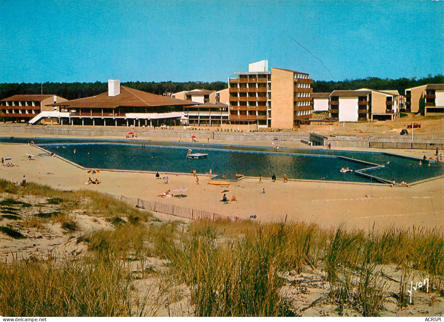 SEIGNOSSE LE PENON   Bassin De Natation De 5000m² Alimenté En Eau De Mer  10   (scan Recto-verso)MA2281Ter - Morcenx