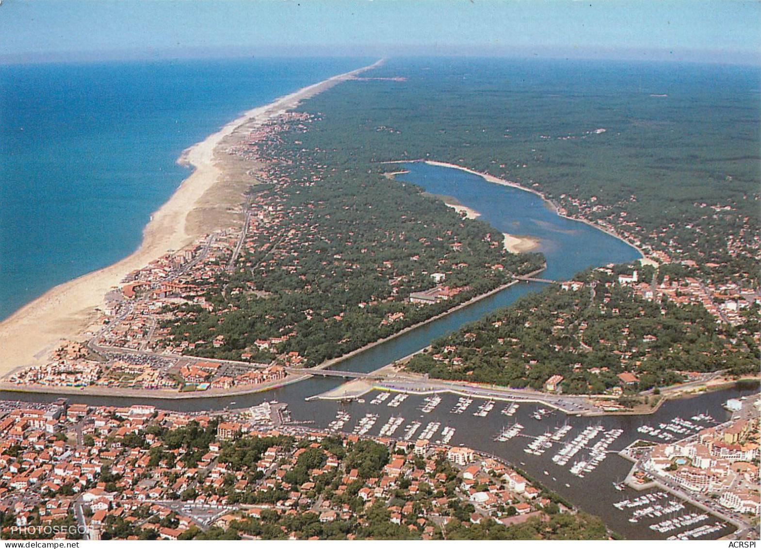 HOSSEGOR   Le Nouveau Lac  Port De Plaisance Ed.Photosegor 49 (scan Recto-verso)MA2281Bis - Hossegor