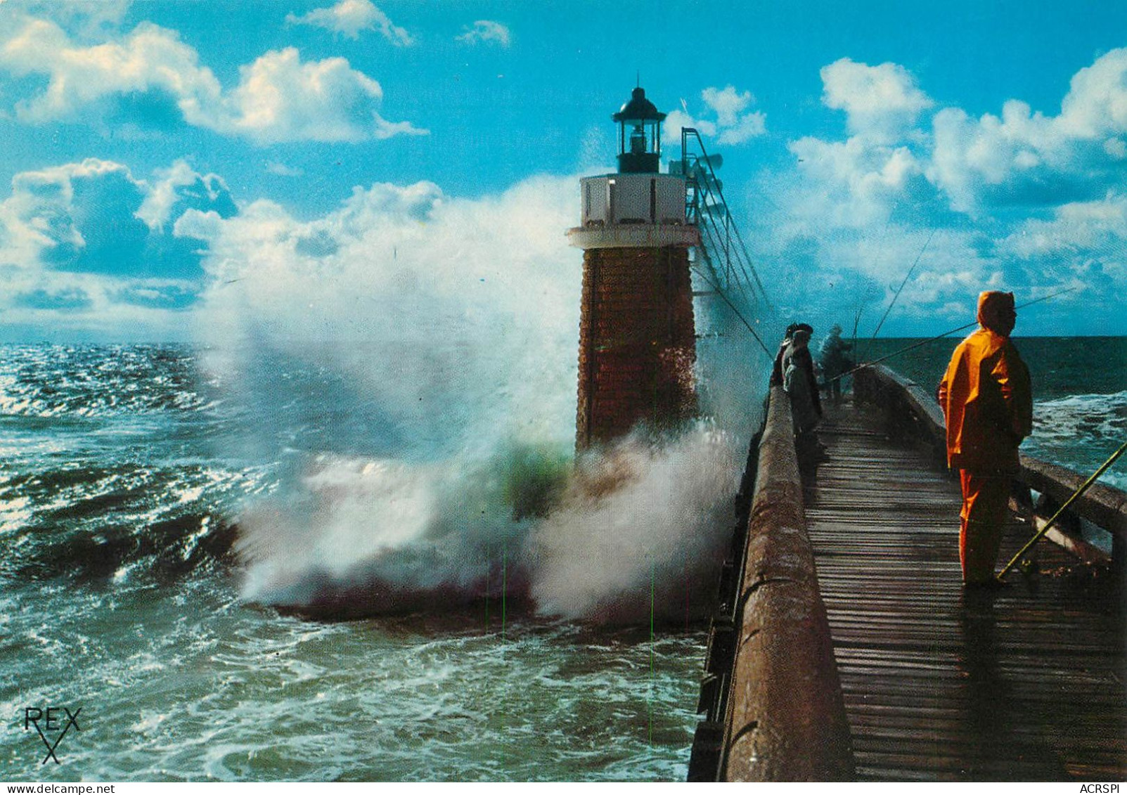 Vague Sur Le Phare De CAPBRETON   57 (scan Recto-verso)MA2281Bis - Capbreton