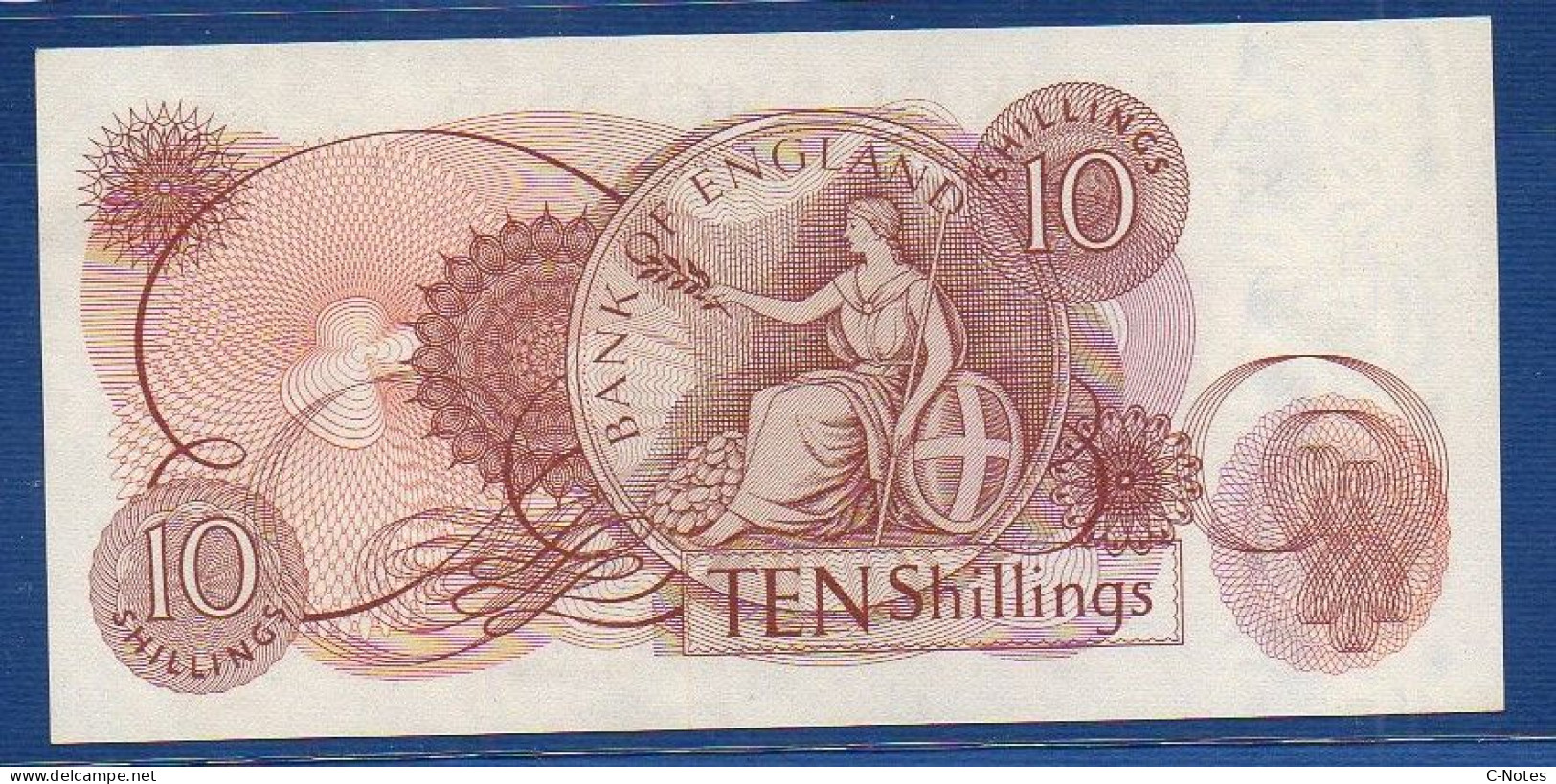 GREAT BRITAIN - P.373c – 10 Shillings ND (1960 - 1970) AUNC,  S/n 04T 857171 - 10 Shillings