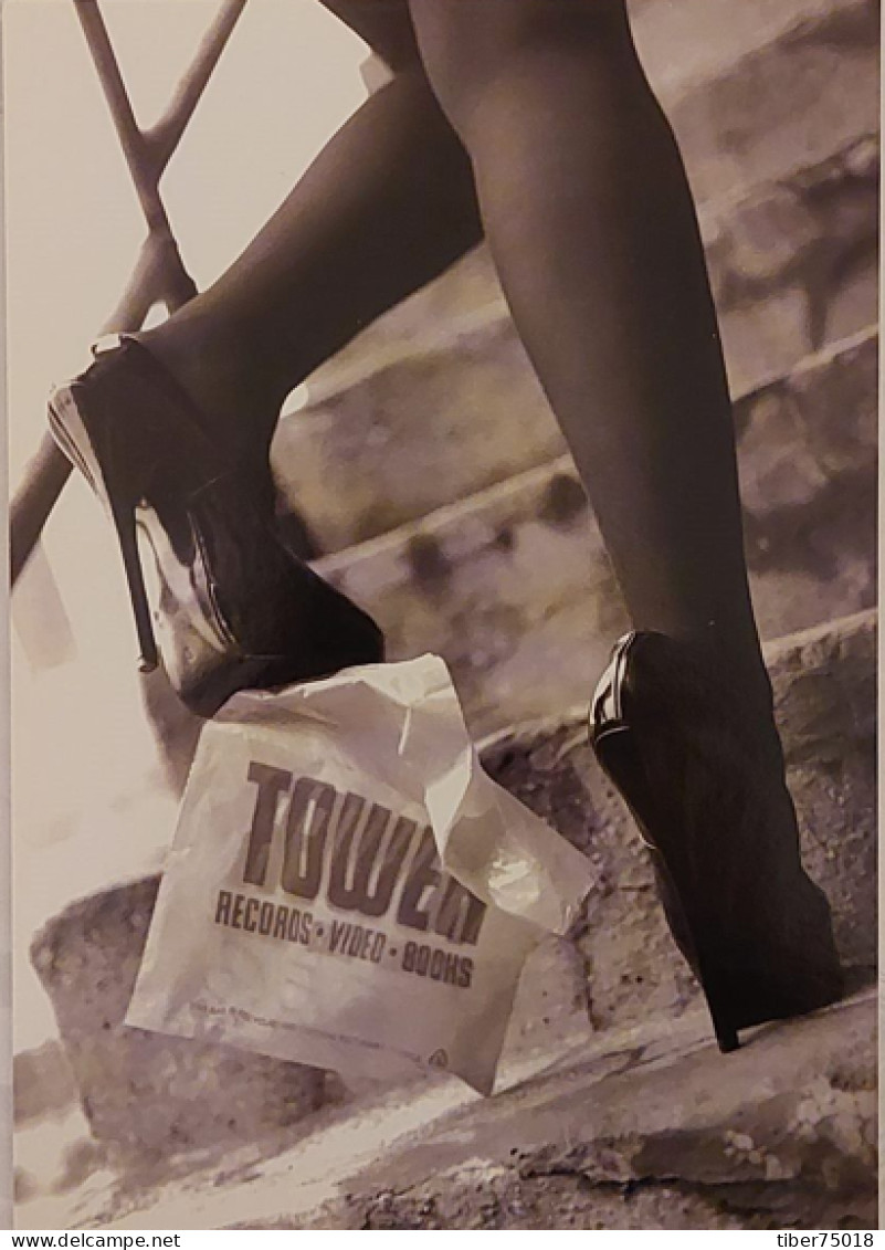 Carte Postale (Tower Records) Illustration : Steve Diet Goedde (jambes De Femme) - Reclame