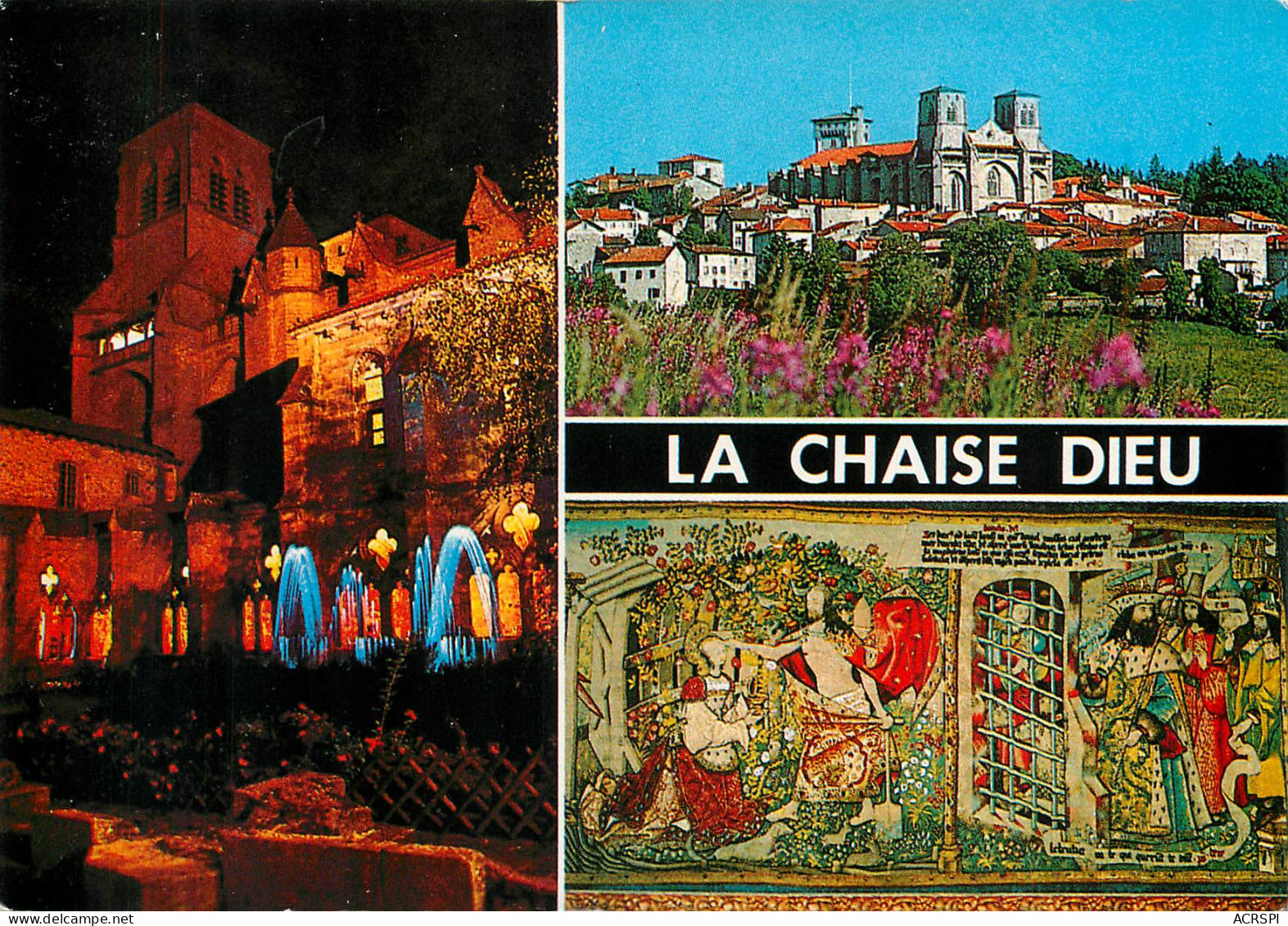 LA CHAISE DIEU  Divers Vues   10 (scan Recto-verso)MA2285 - La Chaise Dieu