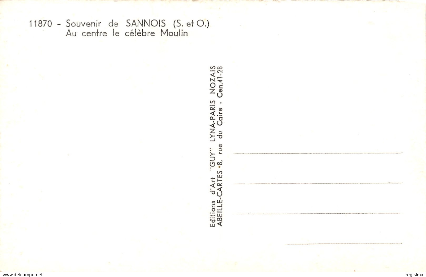 95-SANNOIS-N°1034-A/0409 - Sannois