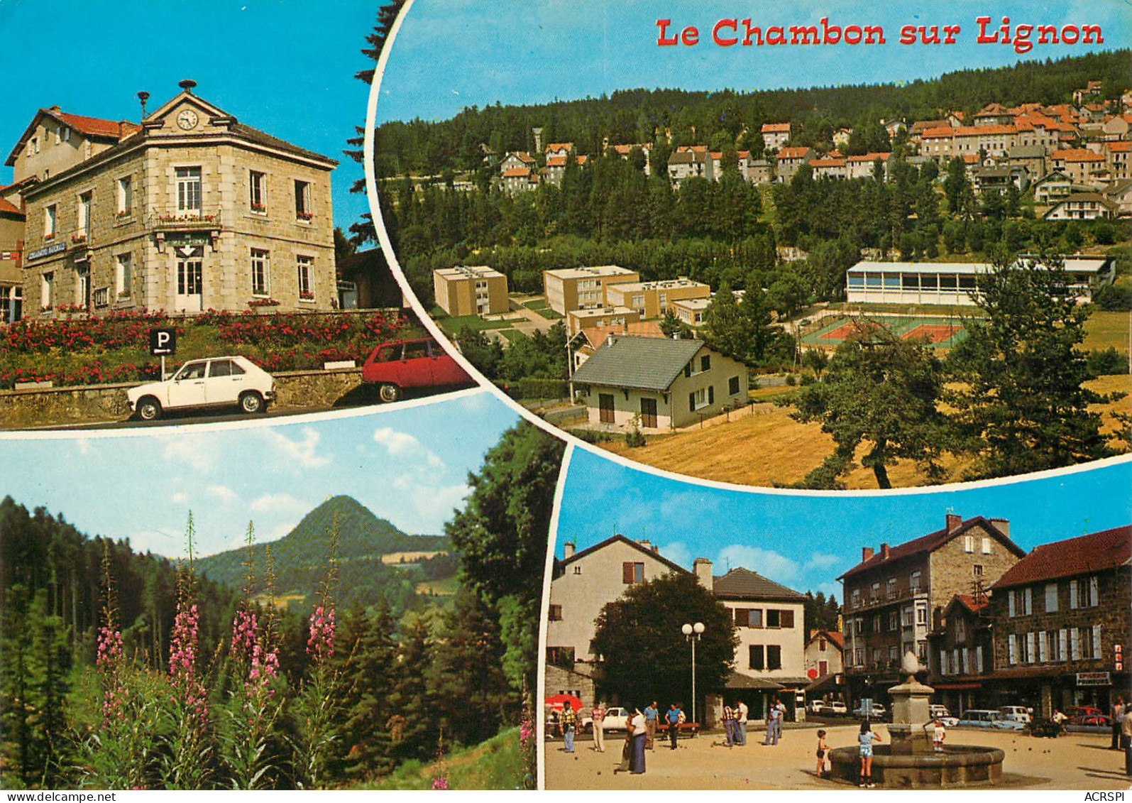 Le CHAMBON SUR LIGNON  Multivue 16 (scan Recto-verso)MA2285 - Le Chambon-sur-Lignon