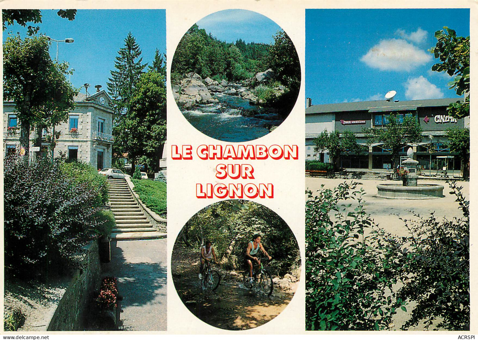 Le CHAMBON SUR LIGNON  Multivue  Touristique  17 (scan Recto-verso)MA2285 - Le Chambon-sur-Lignon