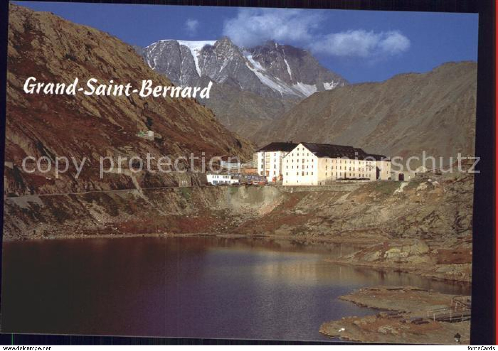 12249283 Grand Saint Bernard Le Col Avec L Hospice Et Le Mont Velan Grand Saint  - Other & Unclassified