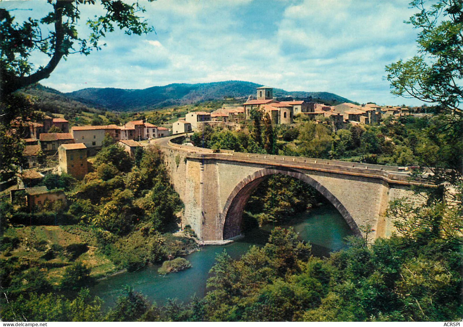 VIEILLE BRIOUDE  Et Le Pont Qui Enjambe L'allier 45 (scan Recto-verso)MA2285 - Brioude