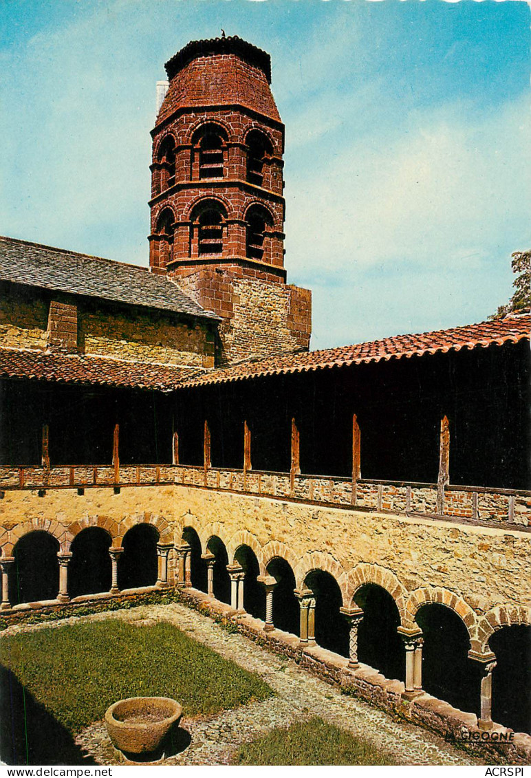 BRIOUDE  Abbaye De Lavaudieu  Le Cloitre  27 (scan Recto-verso)MA2285Bis - Brioude