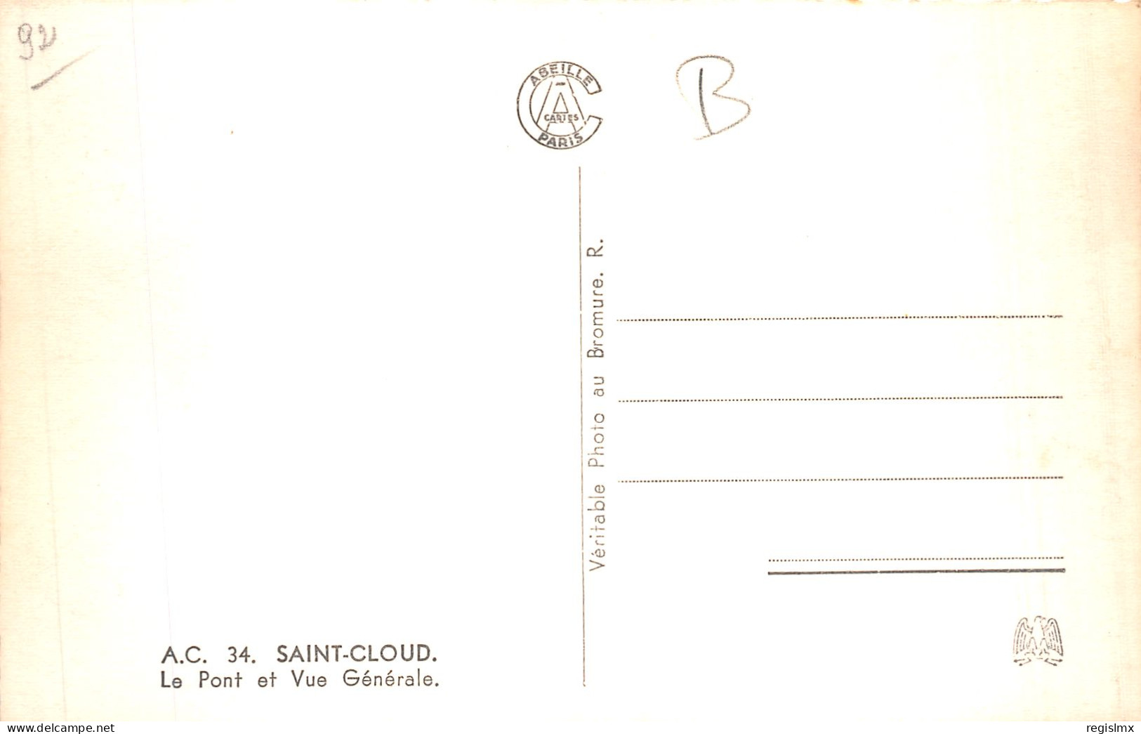 92-SAINT CLOUD-N°T1041-A/0033 - Saint Cloud