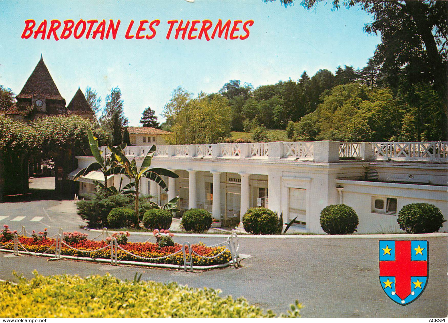 BARBOTAN Les THERMES  établissement Des Bains Clairs   9 (scan Recto-verso)MA2285Ter - Barbotan