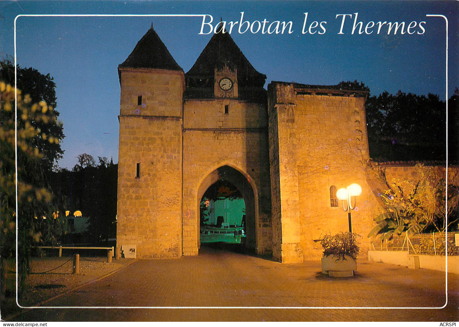 BARBOTAN Les THERMES  L'église  8 (scan Recto-verso)MA2285Ter - Barbotan