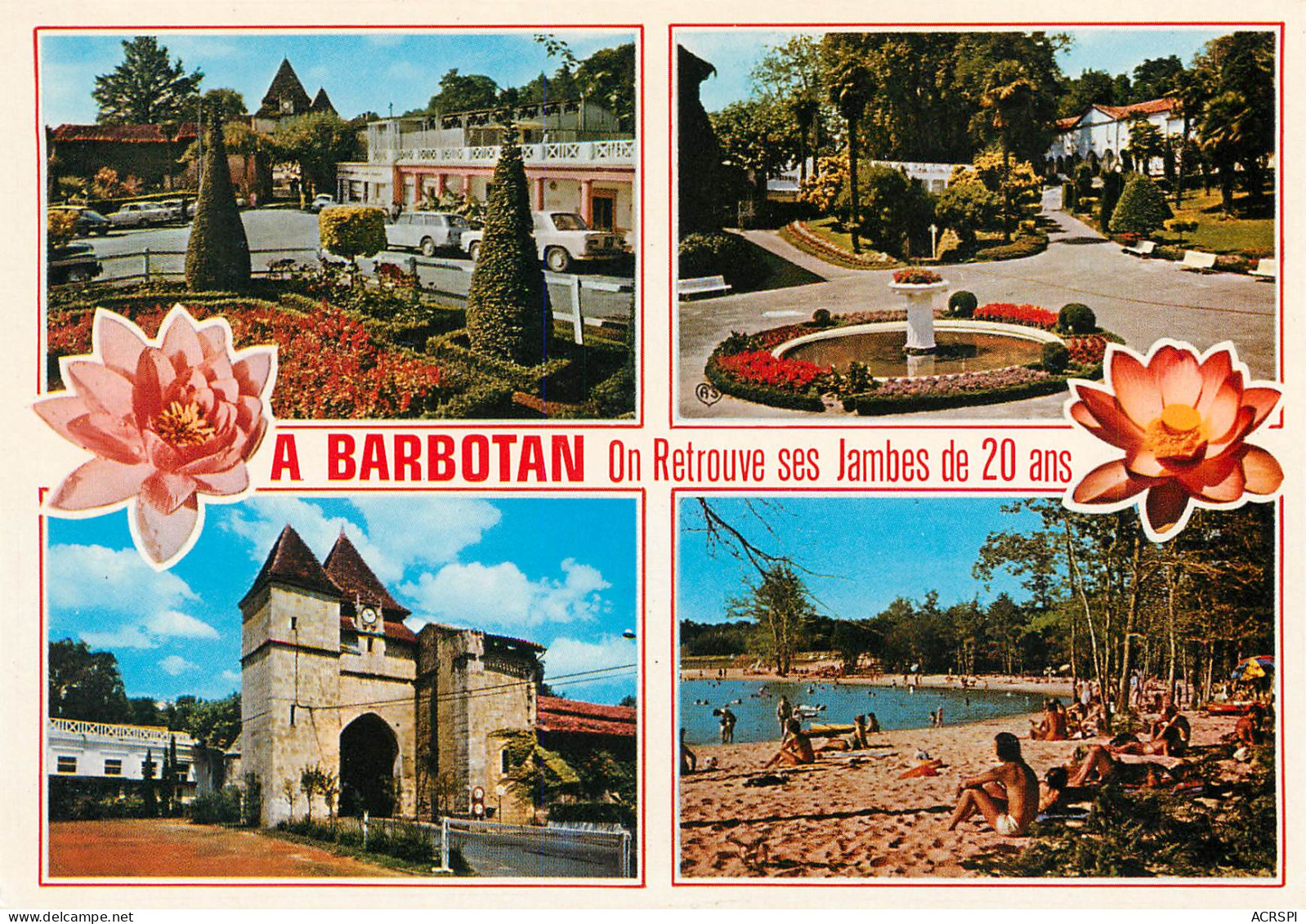 BARBOTAN Les THERMES  Multivue  De La Station Thermale  20 (scan Recto-verso)MA2285Ter - Barbotan