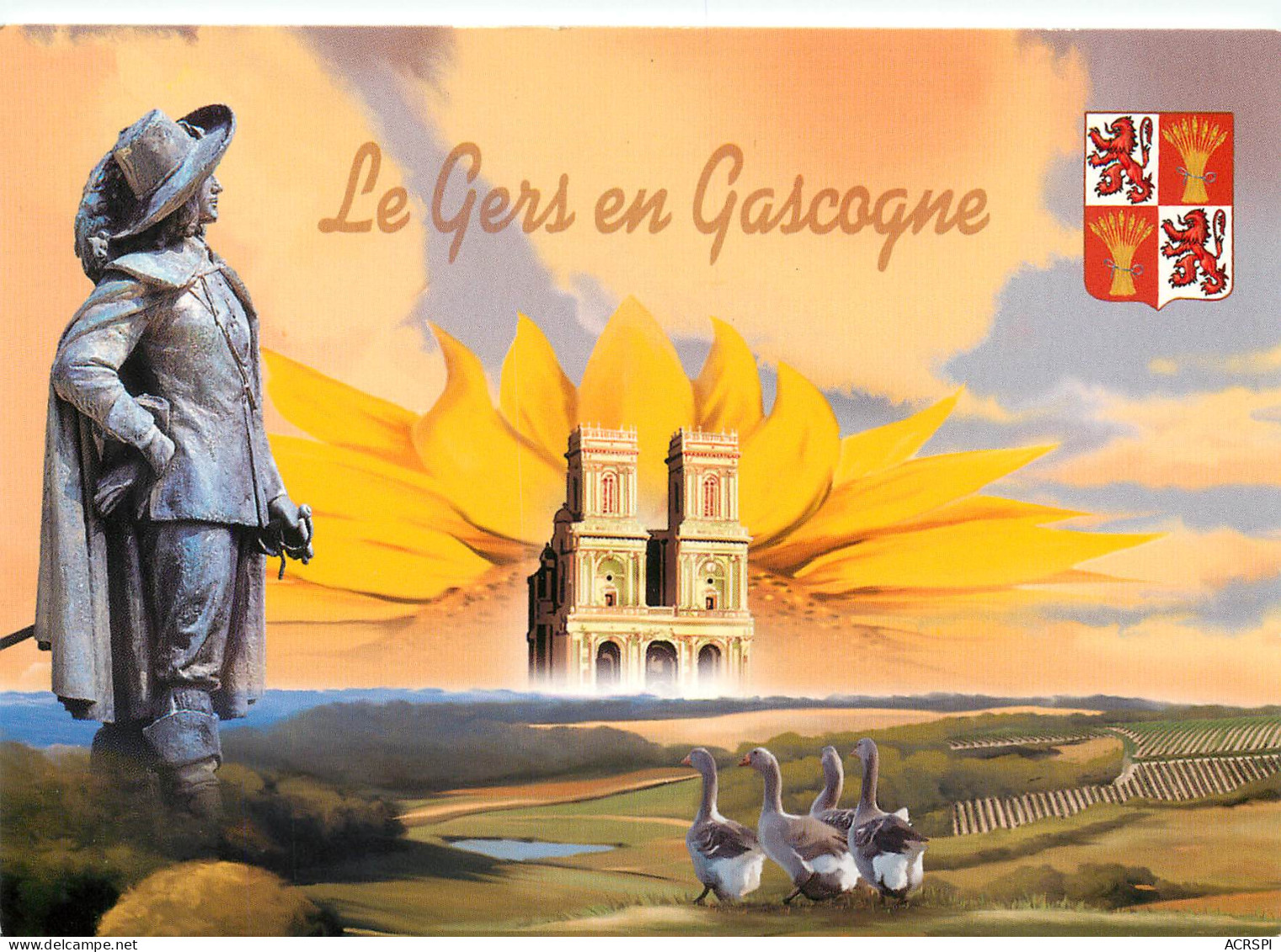 32 Gers Gascogne Armagnac D'artagnan 53 (scan Recto-verso)MA2285Ter - Vic-Fezensac