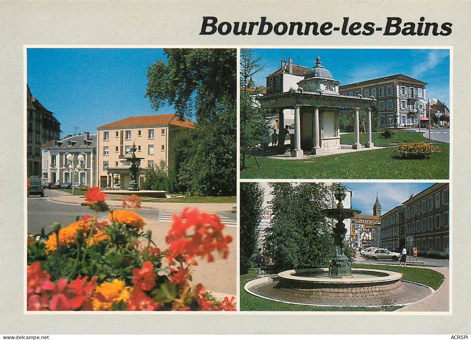 BOURBONNE LES BAINS  Les Fontaines  2 (scan Recto-verso)MA2286 - Bourbonne Les Bains