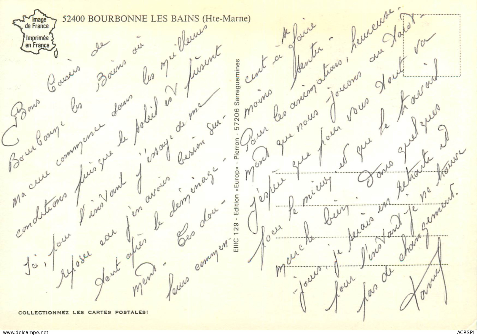 BOURBONNE LES BAINS  Trois Vues   6 (scan Recto-verso)MA2286 - Bourbonne Les Bains