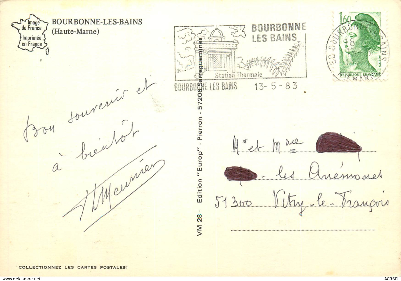 BOURBONNE LES BAINS  Souvenir  7 (scan Recto-verso)MA2286 - Bourbonne Les Bains