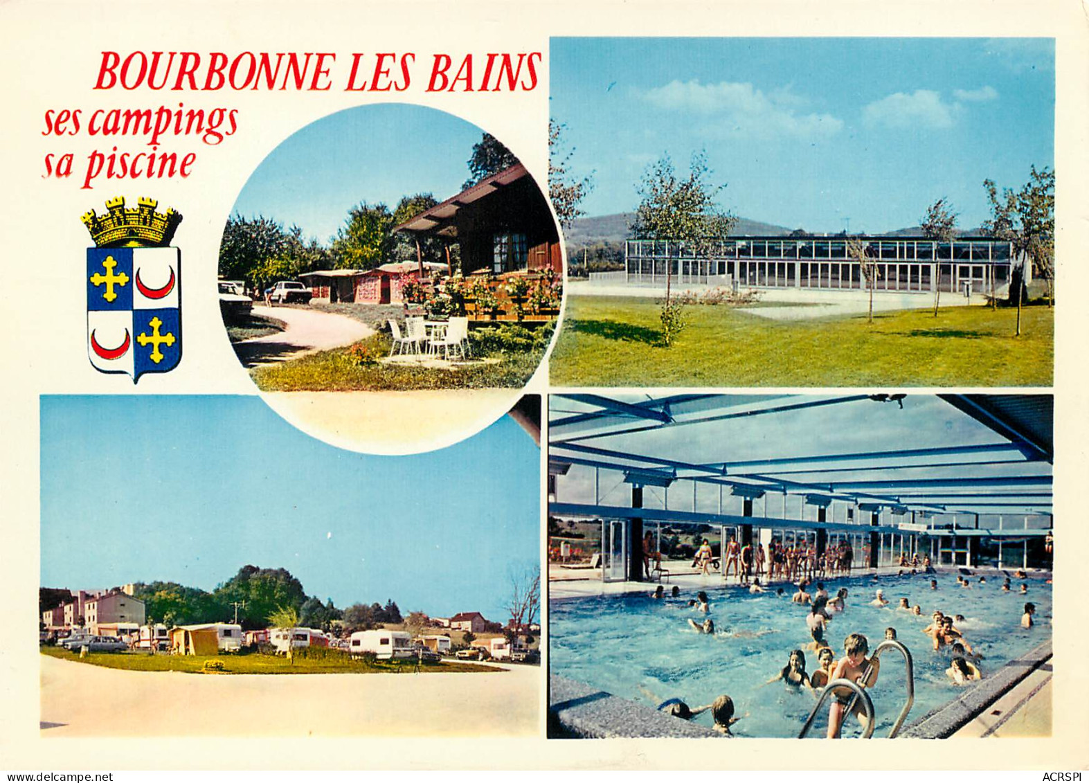 BOURBONNE LES BAINS  Ses Campings Sa Piscine  8 (scan Recto-verso)MA2286 - Bourbonne Les Bains