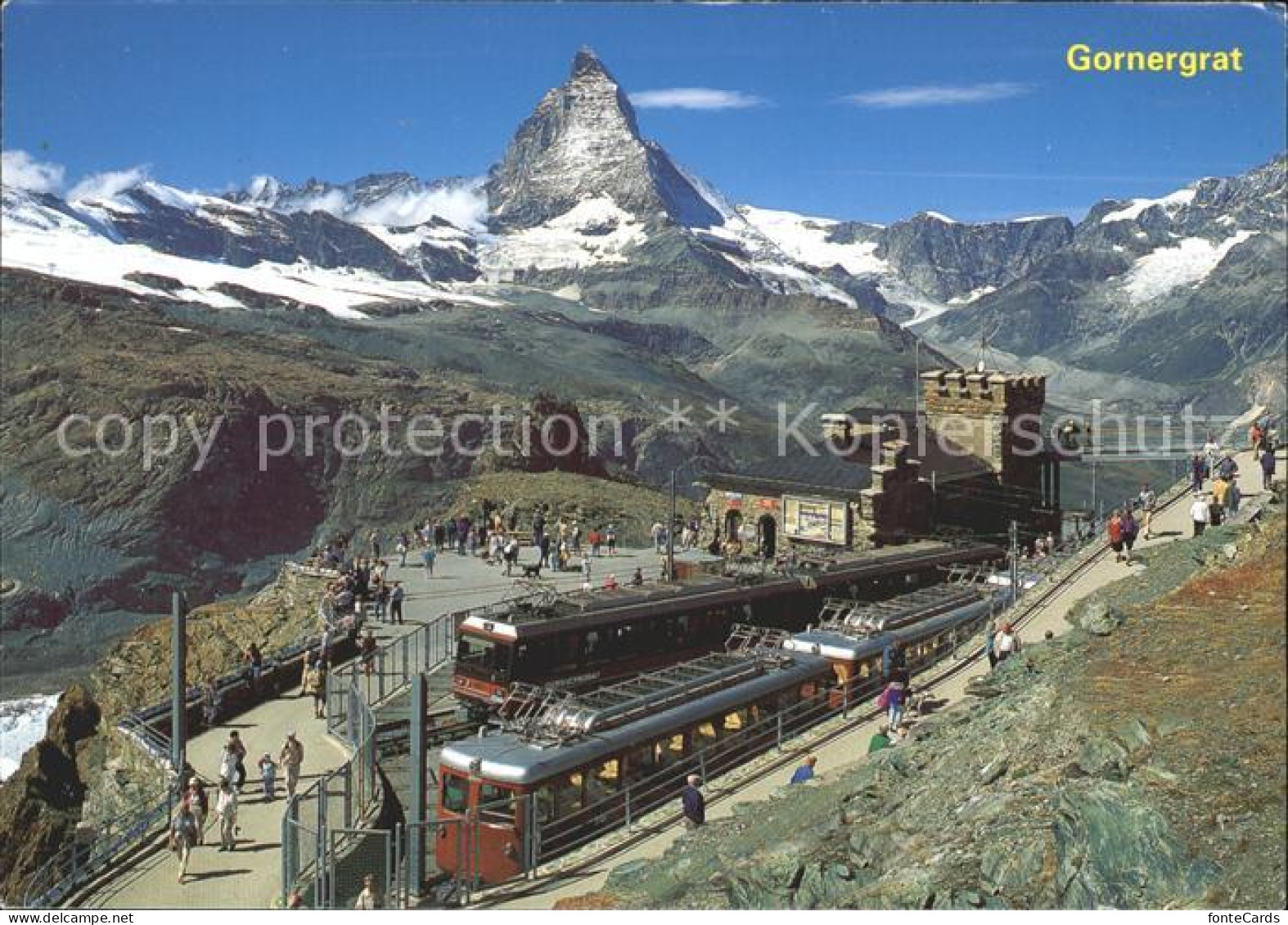 12247248 Gornergratbahn Station Mit Matterhorn Gornergratbahn - Other & Unclassified