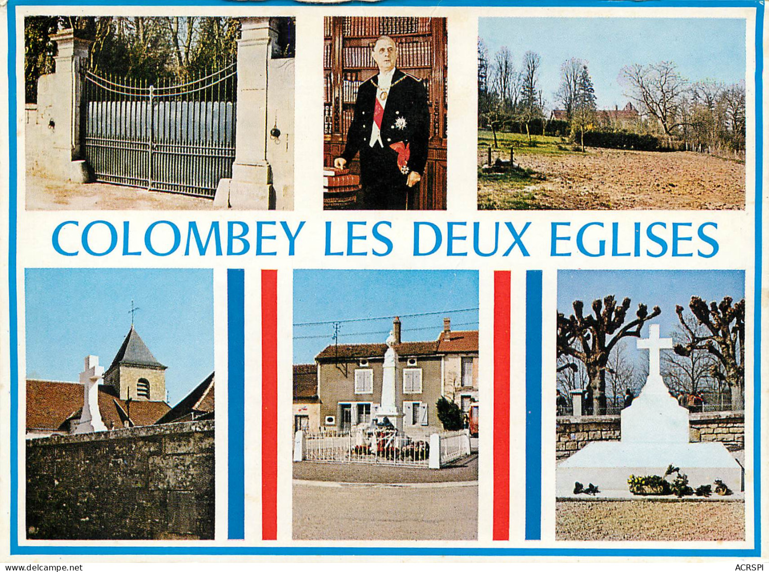 COLOMBEY LES DEUX EGLISES   Général De GAULLE   20 (scan Recto-verso)MA2286Bis - Colombey Les Deux Eglises