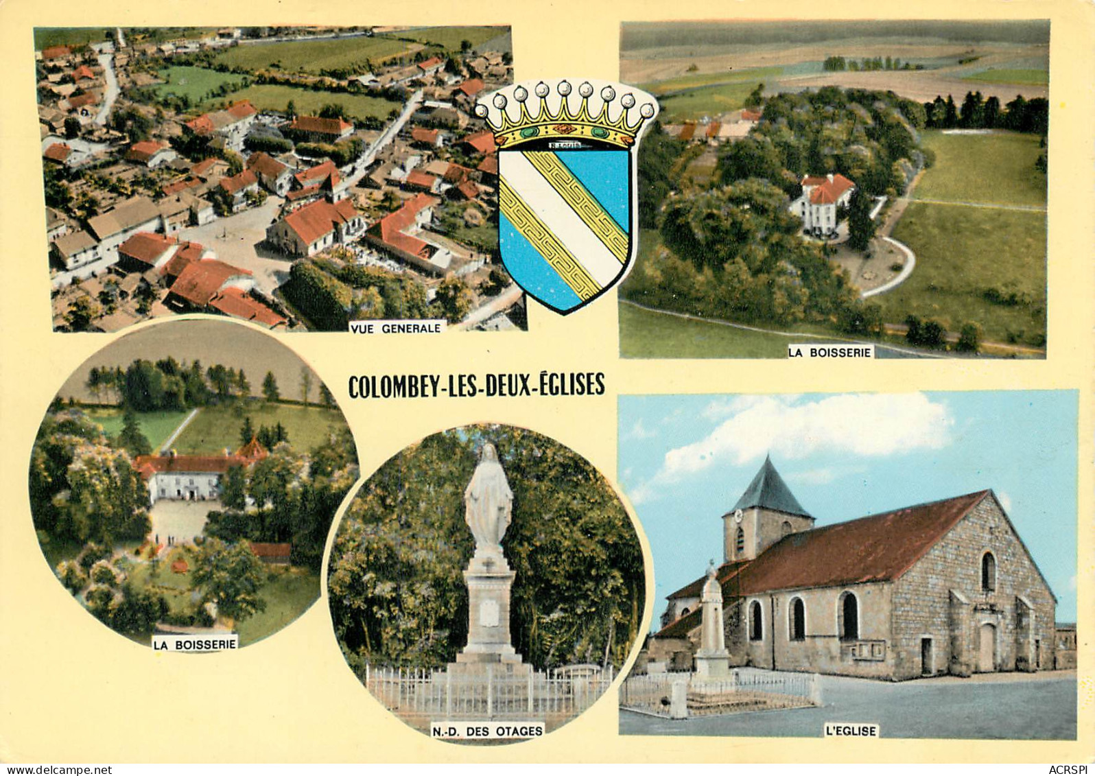 COLOMBEY LES DEUX EGLISES   Général De GAULLE  Multivue  23 (scan Recto-verso)MA2286Bis - Colombey Les Deux Eglises