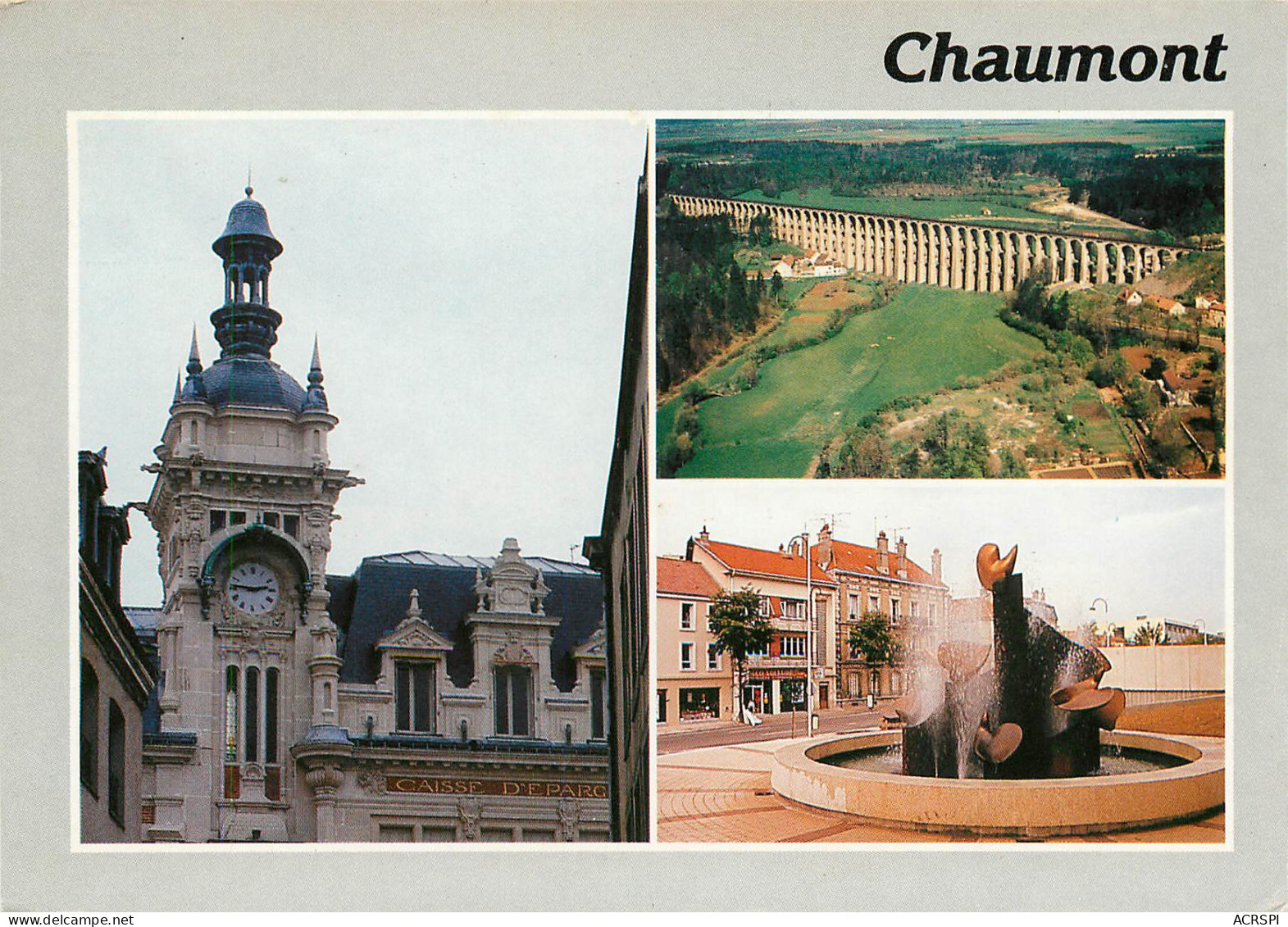 CHAUMONT 52 Trois Vues  36 (scan Recto-verso)MA2286Bis - Chaumont