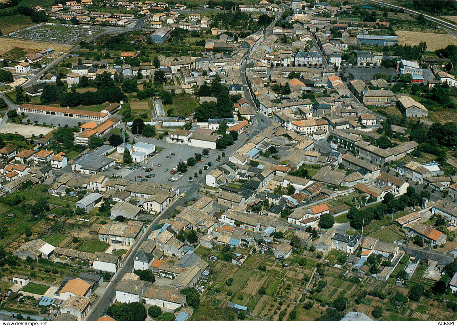 SAUZE VAUSSAIS Vue Générale Aerienne   10 (scan Recto-verso)MA2286Ter - Sauze Vaussais