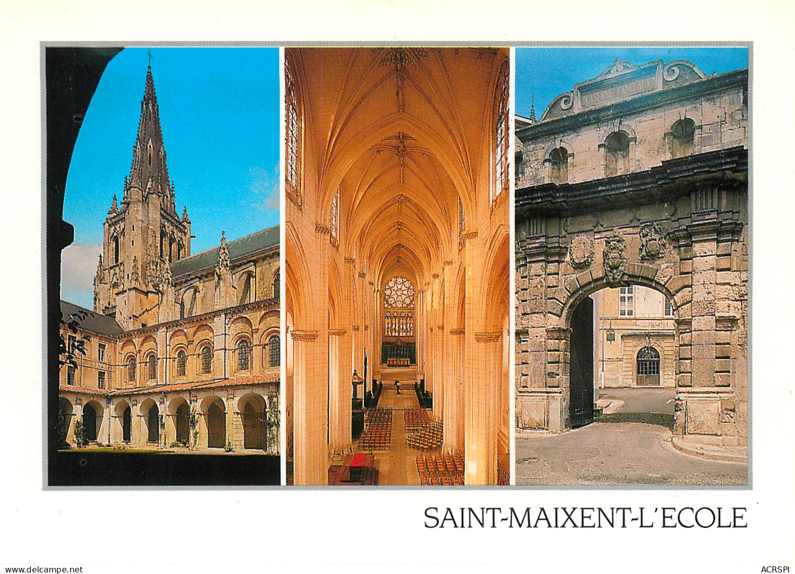 SAINT MAIXENT  L' ECOLE  Vues De Monuments  15 (scan Recto-verso)MA2286Ter - Saint Maixent L'Ecole