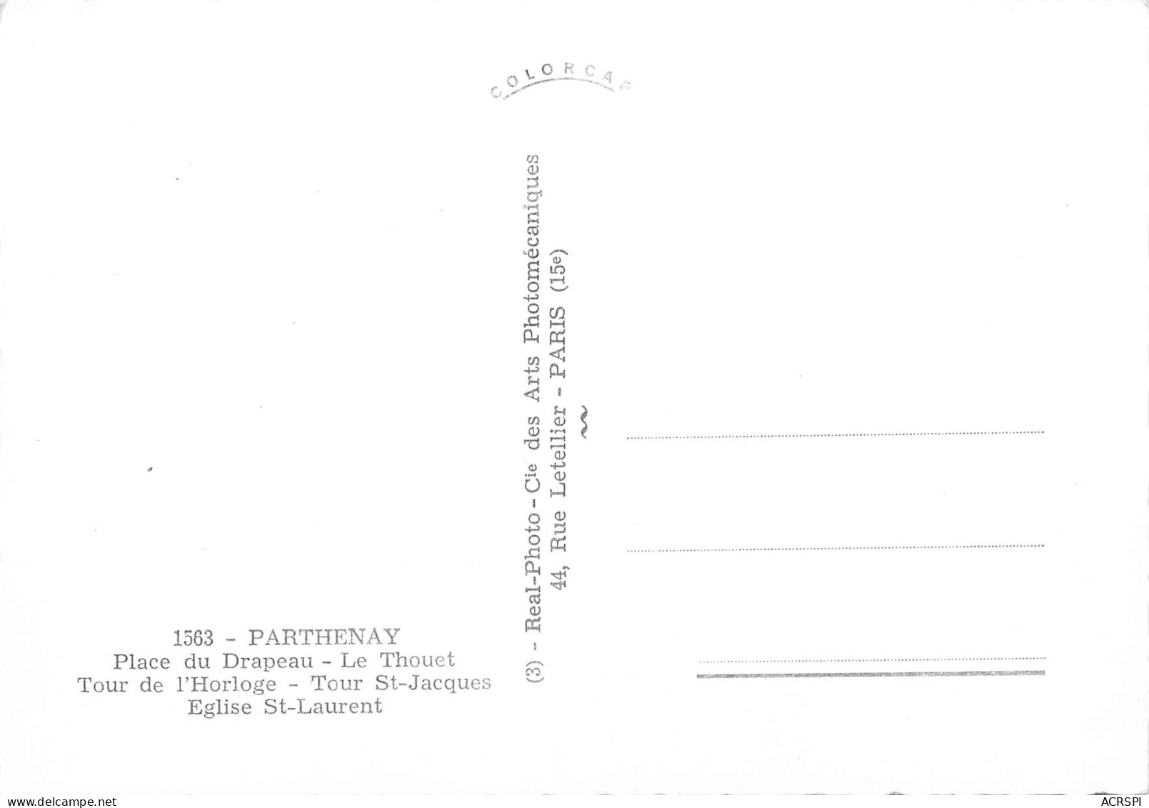 PARTHENAY  Multivue   21 (scan Recto-verso)MA2286Ter - Parthenay