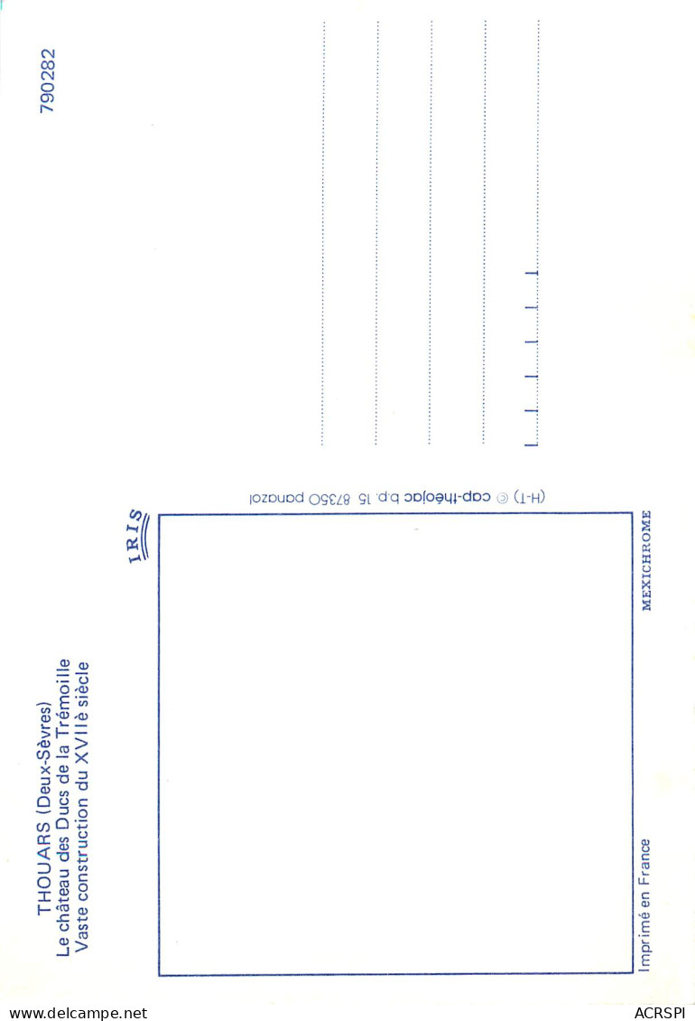 THOUARS Le Chateau 23 (scan Recto-verso)MA2286Ter - Thouars