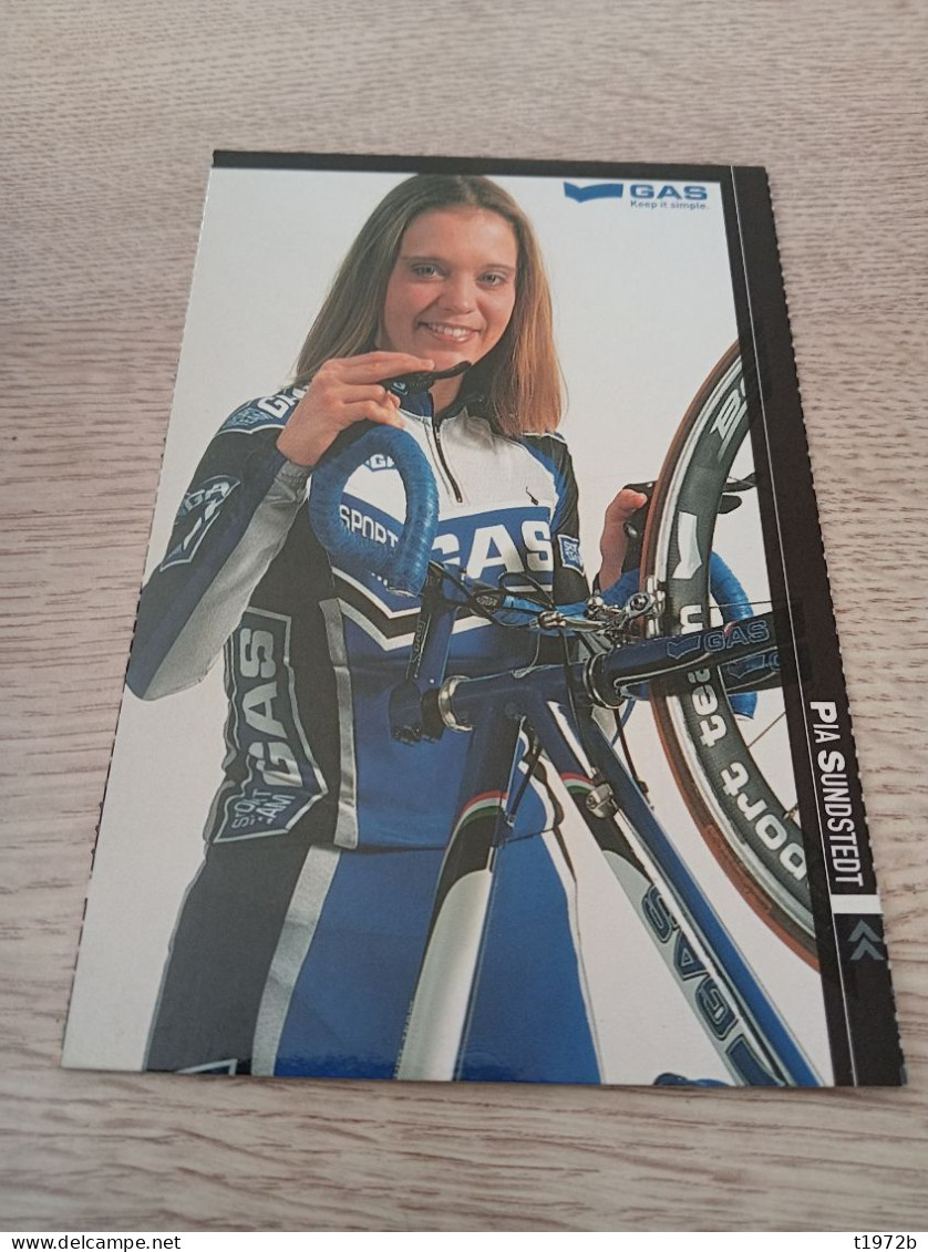 Cyclisme Cycling Ciclismo Ciclista Wielrennen Radfahren SUNDSTEDT PIA (Gas Sport Professional Cycling Team 2001) - Cycling