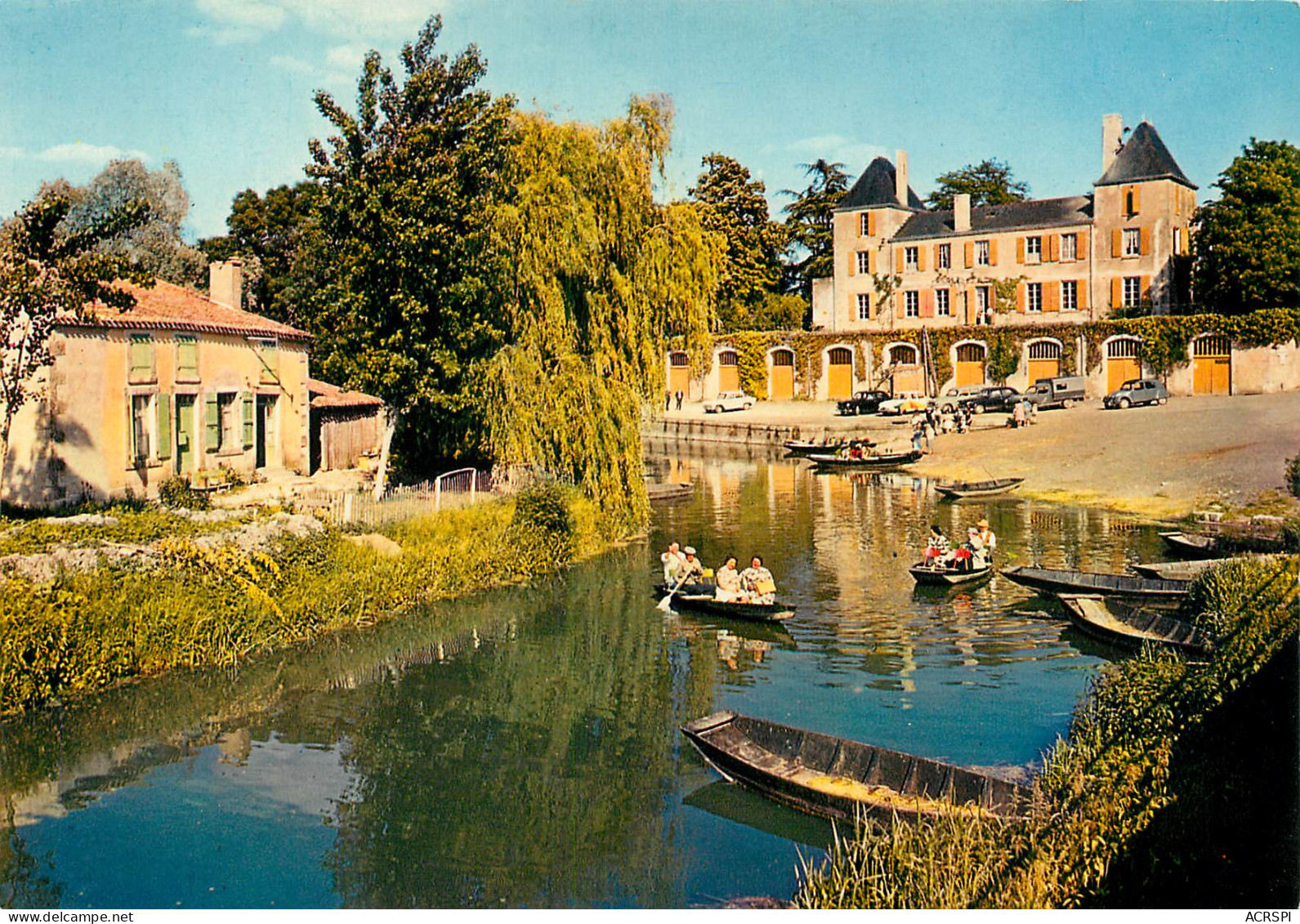 ARCAIS LE LOGIS Promenade En Barques  DEUX SEVRES 79 Marais Poitevin   43 (scan Recto-verso)MA2286Ter - Niort