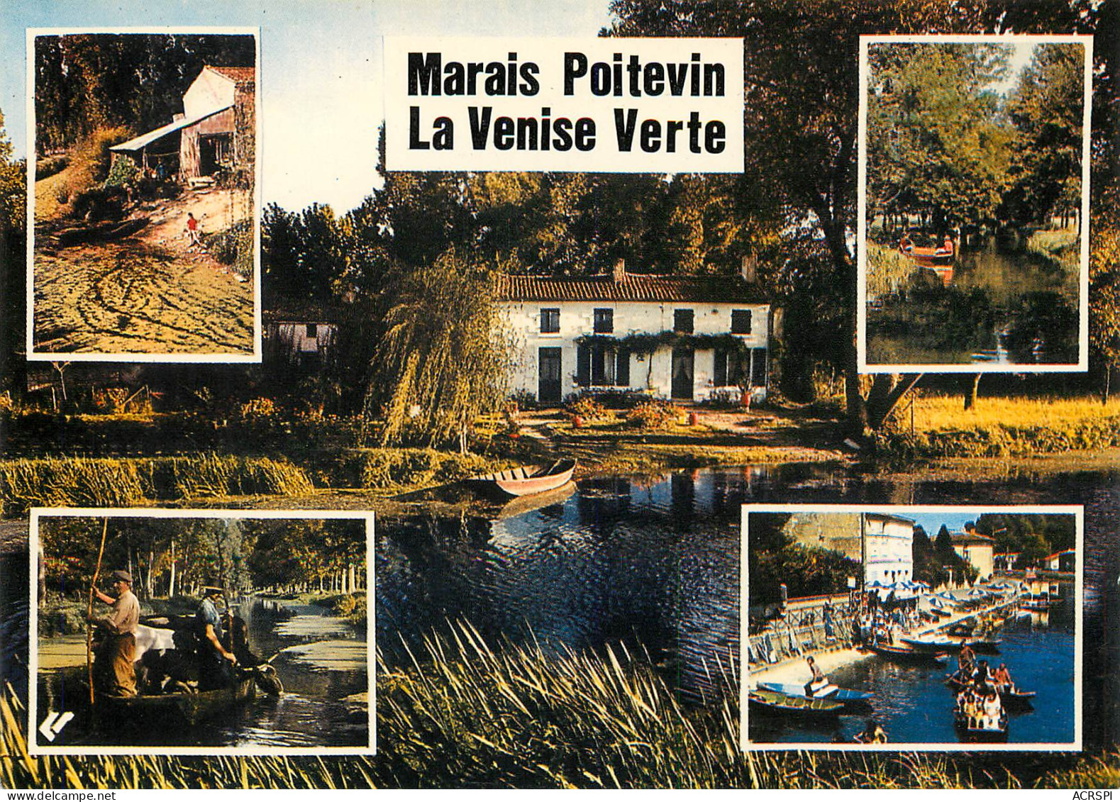 Multivue Arcais Coulon NIORT  DEUX SEVRES 79 Marais Poitevin Venise Verte  57 (scan Recto-verso)MA2286Ter - Niort