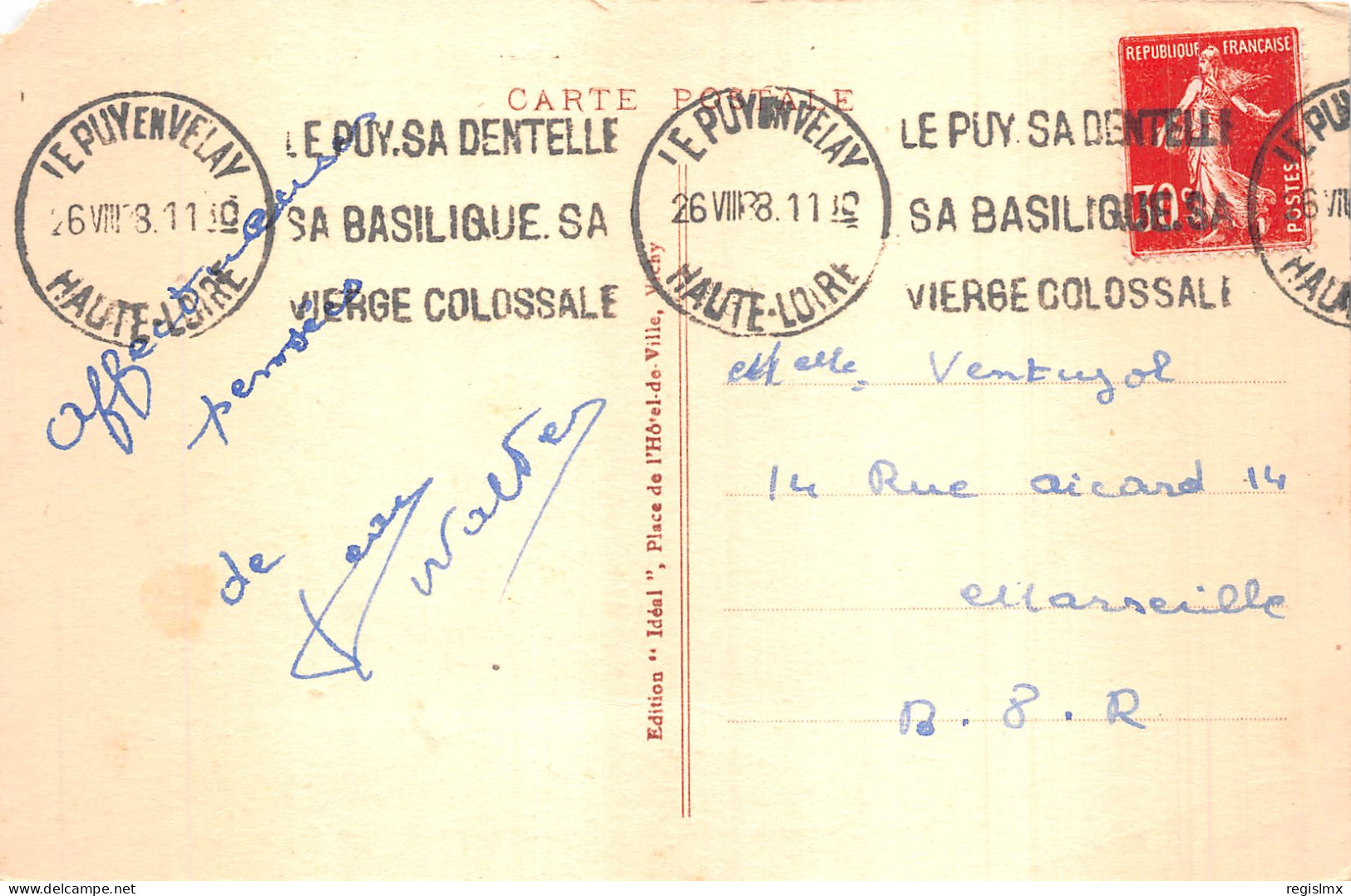 43-LE PUY-N°T1041-C/0105 - Other & Unclassified