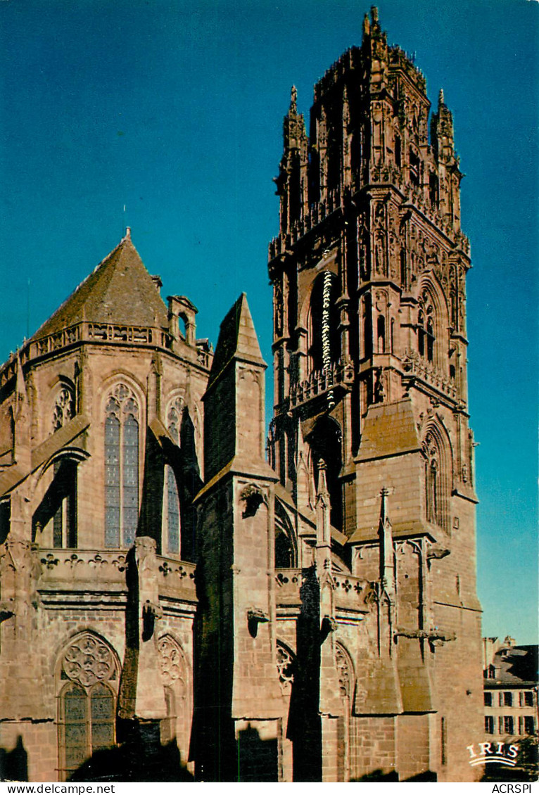 RODEZ  Cathedrale Notre Dame  Abside Et Tour  17 (scan Recto-verso)MA2287 - Rodez